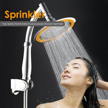 Load image into Gallery viewer, 4/6 Inch Adjustable 2 Mode ABS Bathroom Shower Head Ultra-Thin Large Rainfall Shower Head High Pressure Hand Held Shower head