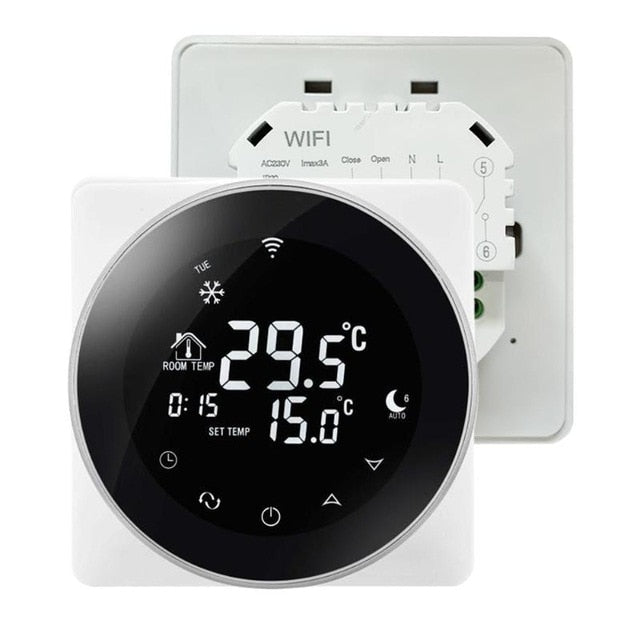 Intelligent WiFi Temperature Controller Thermostat for Alexa/Google Home LCD Digital Smart Temperature Control System