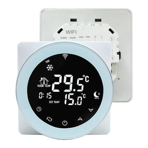 Intelligent WiFi Temperature Controller Thermostat for Alexa/Google Home LCD Digital Smart Temperature Control System